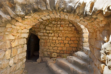 jewish residential quarter of the early middle ages, old town of Safed, Israel