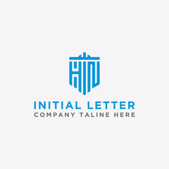 Inspiring company logo designs from the initial letters of the HN logo icon. -Vectors