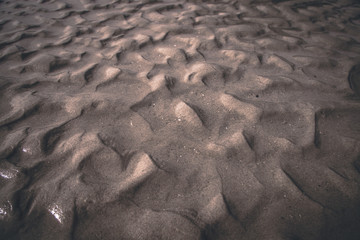 The sand dunes in the sea