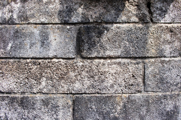 Grey Brick wall close up texture background worn dirty grunge vintage resource