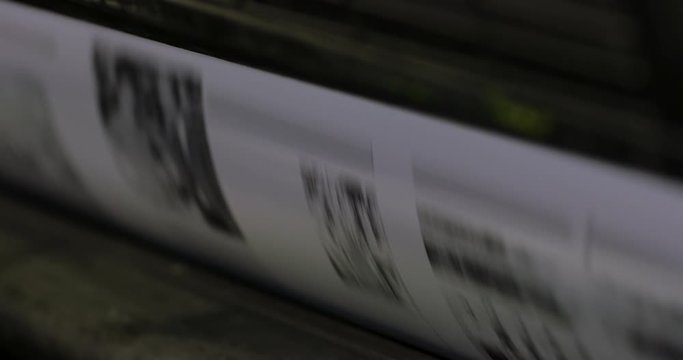 The machine in the printing house gives the next pages.