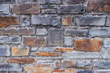 Stone rock brick wall grunge castle construction background texture surface vintage resource