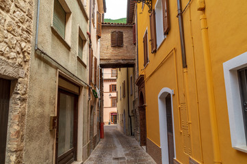 Strade e vicoli di Pioraco borgo marchigiano