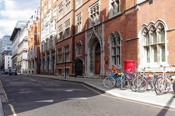 bikes on london street