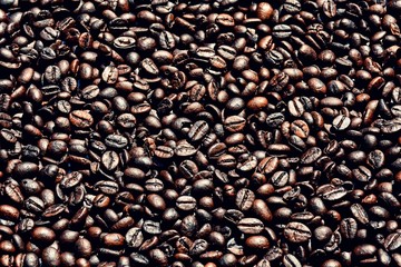 closeup coffee beans