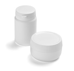  white cream container jar beauty moisturizer tube soap