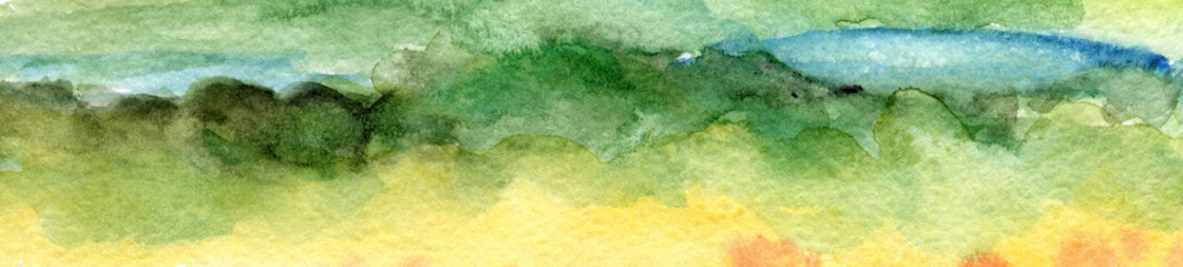 Hand Drawn Abstract Watercolor Background