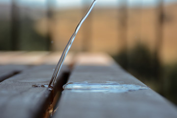 Close up de agua