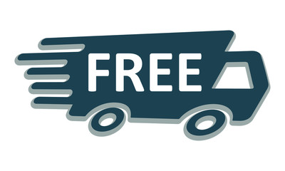 Free Shipping Vector Design. Free Delivery Vector. 