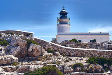 cavalry lighthouse in menorca, balearic islands