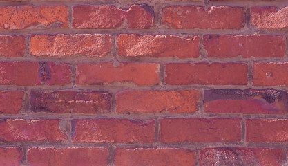 old red brick wall background