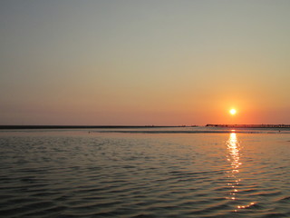 Obraz premium sea sun sky
