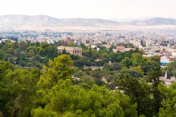 panoramic view of Athens