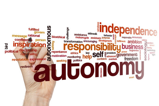 Autonomy word cloud