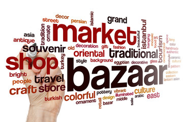 Bazaar word cloud