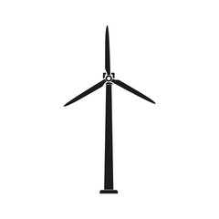 Windmill icon. Vector illustration