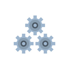 gears machinery settings isolated icon