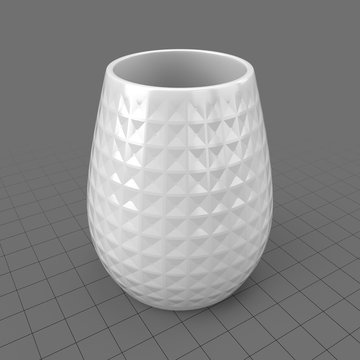 Modern patterned vase