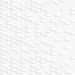 White folded paper pattern background, vector illustration