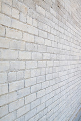 white brick background