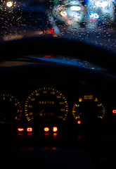 Sing and symbol on car dashboard