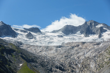 Gletscher in den Alpen