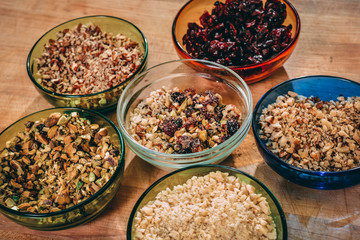 Nuts and Berries in color Ramequins 