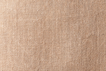 Sack texture as background and copy space