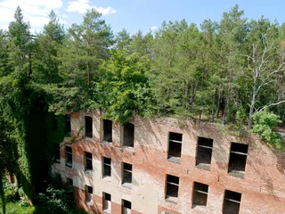 Cercles muraux Ancien hôpital Beelitz Hôpital abandonné à Beelitz Heilstätten