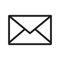 mail, letter, message - minimal line web icon. simple vector illustration. concept for infographic, website or app.