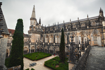 Obraz premium Monastery of Batalha, Manueline style, Batalha, Portugal