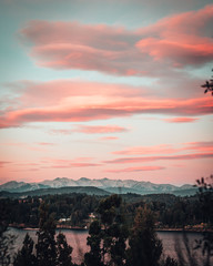 sunset and patagonia bro