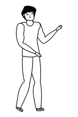 Isolated avatar man vector design