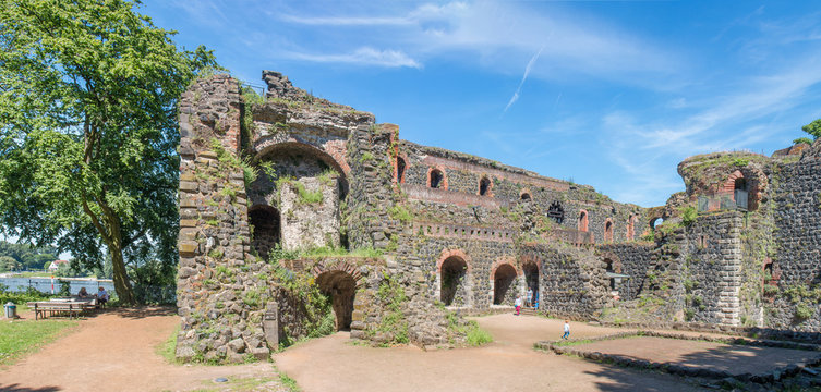 Ruin of the Kaiserpfalz in Kaiserswerth D&uuml;sseldorf North Rhine-Westphalia
