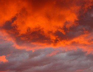 Fototapeta na wymiar Ciel nuage coucher de soleil Sky cloud sunset