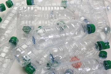 pile of plastic water bottles