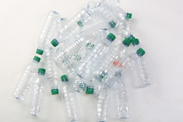 pile of plastic water bottles