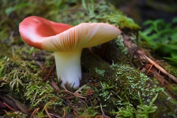 mushroom in forest