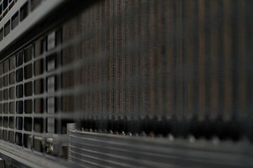 Truck radiator oil or water cooling engine