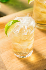 Homemade Bourbon Whiskey Ginger Lime