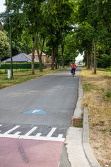 Fototapeta premium Sinalização de transito para ruas, avenidas e ciclovias na Europa e outros continentes.