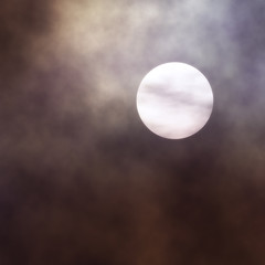 pale moon clouds background