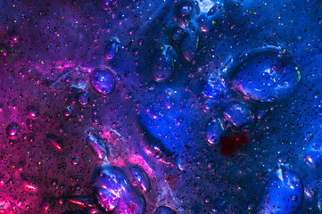 Liquid art gel galaxy gradient background