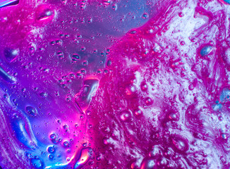 Liquid art gel gradient background