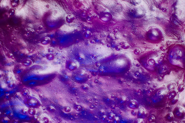 Liquid art gel violet background