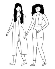 Isolated women vector design vector illustration