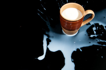 accident with spilled milk