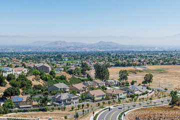 view of inland empire in California