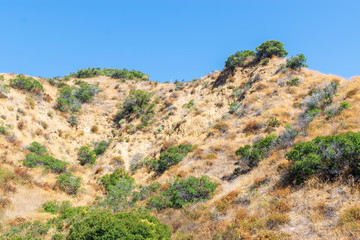 view of  dry mountains in summer