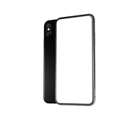 smartphone digital isolated modern